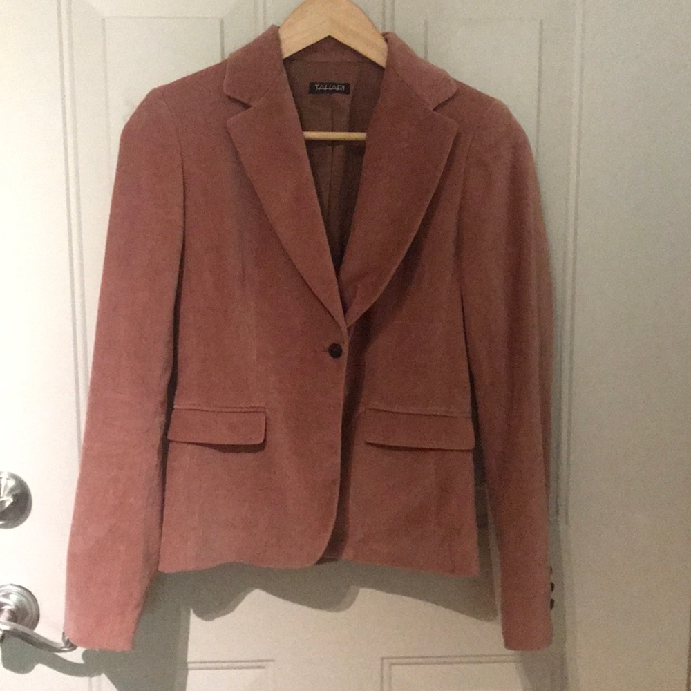 Tahari velvet rose blazer - Picture 2 of 7